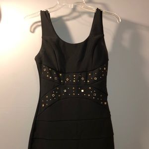 Black dress with beading